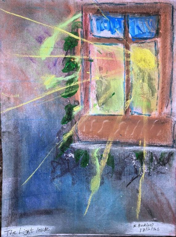 Abstract painting: The Light Inside